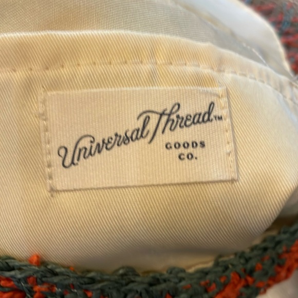 Orange and Green Crochet Fringe Clutch - Picture 4 of 4